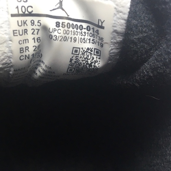 Jordan’s toddler shoes - Picture 9 of 9